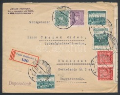 1939 Ajánlott Levél 4,50K Bérmentesítéssel, Cenzúrázva Budapestre... - Other & Unclassified