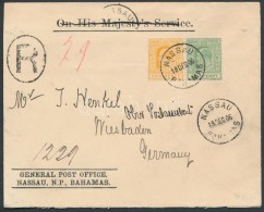 1906 Ajánlott Levél / Registered Cover 'NASSAU' - Wiesbaden (Germany) - Other & Unclassified