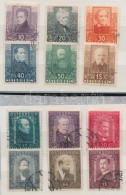 O 1931-1932 Mi 524-529, 545-550 (Mi EUR 640,-) - Other & Unclassified