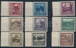 ** 1923 Tartományi FÅ‘városok ívszéli Sor Mi 433-441 - Other & Unclassified