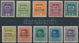 * 1918 Knittelfeld Magánkiadás Teljes Sor / Private Issue Set - Other & Unclassified