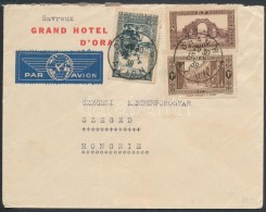 1939 Légi LevélOranból Szegedre / Airmail Cover From Oran To Hungary - Other & Unclassified