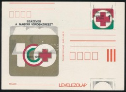 1981 Vöröskereszt 1Ft Díjjegyes Használatlan LevelezÅ‘lap Látványosan... - Other & Unclassified