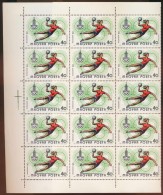 ** 1980 Olimpia VIII. 40f Hajtott Teljes ív Tévnyomattal (8.000+) / Mi 3433 Complete Sheet With Plate... - Other & Unclassified