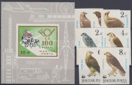 ** 1967 Magyar Posta Vágott Blokk + Ragadozó Madarak Vágott Sor / Mi Block 60 + Mi 3625-3630... - Other & Unclassified