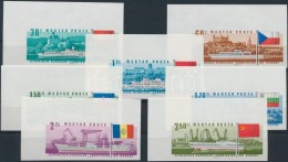 ** 1967 Duna-Bizottság ívsarki Vágott Sor (35.000) / Mi 2323-2329 Imperforate Corner Set - Other & Unclassified