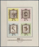 ** 1962 Bélyegnap Blokk Középen Fogazatlan, A Magyar Posta Ajándéka / Mi 36 Block... - Other & Unclassified