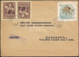 1957 Expressz Levél Fordított állású Hunyadi Párral / Mi 1470 Tete-beche... - Other & Unclassified