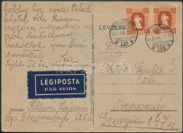 1947 Légi Levél 1Ft Bérmentesítéssel Grúziába / Airmail Cover With... - Other & Unclassified