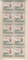 ** 1954 RepülÅ‘nap Bélyegfüzet (35.000) / Mi 1376-1378 Stamp Booklet - Other & Unclassified