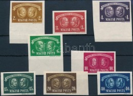 ** 1945 Vértanúk Vágott Sor (40.000) / Mi 836-843 Imperforate Set - Other & Unclassified