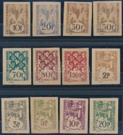 (*) Nagyvárad II. 1945 Próbanyomat Sor / Imperforate Proof Set. Signed: Bodor - Other & Unclassified