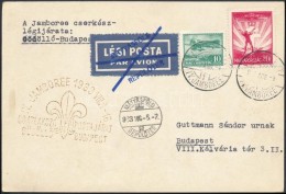 1933 Jamboree Légi LevelezÅ‘lap Budapestre / Jamboree Airmail Postcard - Other & Unclassified