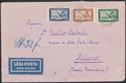 1930 Légi Levél Milánóba / Airmail Cover To Milano - Other & Unclassified