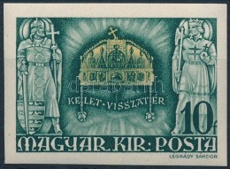 ** 1940 Kelet Visszatért Vágott Bélyeg (8.000) / Mi 671 Imperforate Stamp - Other & Unclassified