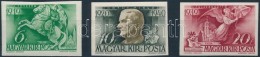 ** 1940 Kormányzói 20 éves évforduló Vágott Sor (50.000) / Mi 626-628... - Other & Unclassified