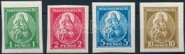 ** 1932 Nagy Madonna Vágott Sor (200.000) / Mi 484-487 Imperforate Set - Other & Unclassified