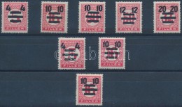 ** 1931 KisegítÅ‘ Portó A + B Sor + 10f/16f érték / Mi 118-121, 123-124 Postage Due Set - Other & Unclassified