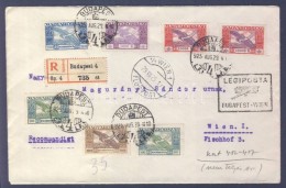 1925 (15. Díjszabás) Ajánlott Légi Levél Bécsbe 'BUDAPEST-WIEN'... - Other & Unclassified