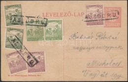 1922 Díjjegyes LevelezÅ‘lap 'ASZÓD' Pályaudvari Bélyegzéssel / PS-card With... - Other & Unclassified