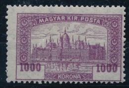 ** 1920 Parlament 1000K Elcsúszott értékszámmal / Mi 367 With Shifted Numbers - Other & Unclassified