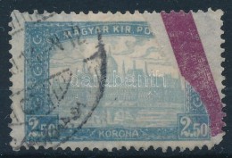 O 1920 Parlament 2,50K Ragasztott Papír, Ritka! / Mi 355 Glued Paper Roll, Rare - Other & Unclassified