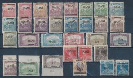 ** * BorosjenÅ‘ 1919 31 Db Bélyeg / Private Issue: 31 Stamps - Other & Unclassified