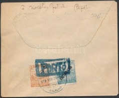 1919 Levél Magyar Bélyegekkel Zomborra, Ott Szükségportó Bélyegekkel... - Other & Unclassified