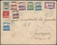 SHS 1918 Expressz Levél 8 Bélyeges Bérmentesítéssel / Express Cover With 8... - Other & Unclassified