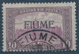 O Fiume 1918 Parlament 10K Gépi Felülnyomással (450.000) / Mi 25 With Machine Overprint.... - Other & Unclassified