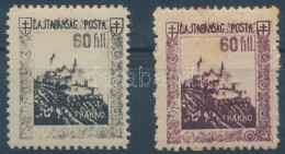 * Nyugat-Magyarország VII. 1921 60f Lilásbarna Színváltozatban +... - Other & Unclassified