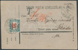 Nyugat Magyarország  V. 1921 Tábori Lap Nezsiderre, Portózva / Field Postcard To Nezsider,... - Other & Unclassified