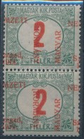 ** Szeged 1919 Portó 2f Pár ErÅ‘sen Eltolódott Felülnyomással / Postage Due 2f... - Other & Unclassified