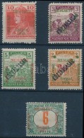 ** * Szeged 1919 5 Klf érték (25.000) / 5 Different Stamps. Signed: Bodor (kisebb Foghibák /... - Other & Unclassified