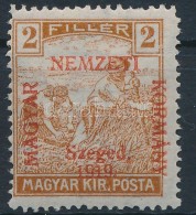 * Szeged 1919 Arató 2f Zöld Helyett Piros Felülnyomással (~27.777) / Mi 6 With Red... - Other & Unclassified