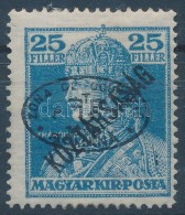 * Debrecen 1919 Károly/Köztársaság 25f Fekete Felülnyomással (8.000) / Mi 59b... - Other & Unclassified