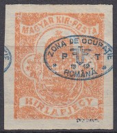 * Debrecen 1919 Plate I Hírlap (40.000) / Newspaper Stamp Signed: Bodor, Király (törött /... - Other & Unclassified