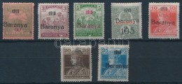 ** * Baranya I. 1919 7 Klf Bélyeg Antikva BetÅ±kkel / 7 Different Stamps With Antiqua Numbers. Signed: Bodor... - Other & Unclassified