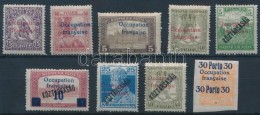 * Arad 1919 9 Klf Bélyeg (*10.850) / 9 Different Stamps. Signed: Bodor - Other & Unclassified