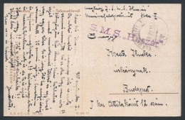 1919 Képeslap Haditengerészeti Postával / Navy Mail Postcard 'K.u.K. MARINEFELDPOSTAMT POLA' +... - Sonstige & Ohne Zuordnung