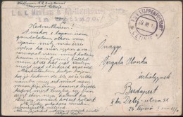 1918 Tábori Posta Képeslap / Field Postcard 'K. U. K. Munitions Und Art.-Materialfestungstelle / In... - Other & Unclassified