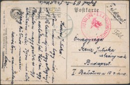 1917 Tábori Posta Képeslap Az U15 Tengeralattjáróról / Field Postcard From... - Other & Unclassified