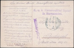 1917 Tábori Posta Képeslap / Field Postcard 'K.u.k. Reservefilial Spital In Muraszombat' - Other & Unclassified