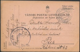 1916 KétnyelvÅ± Tábori Posta LevelezÅ‘lap / Double Language Field Postcard 'M. Kir. III/29... - Other & Unclassified