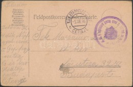 1916 Tábori Posta LevelezÅ‘lap / Field Postcard 'M. Kir. 4. NépfelkelÅ‘ Gyalog Ezred 2.... - Sonstige & Ohne Zuordnung