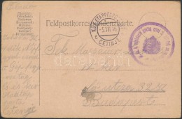 1916 Tábori Posta LevelezÅ‘lap / Field Postcard 'M. Kir. 4. NépfelkelÅ‘ Gyalog Ezred 2.... - Other & Unclassified