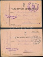 1916 2 Db Tábori Posta LevelezÅ‘lap / 2 Field Postcards 'RÓZSAHEGY-MEGFIGYELÅ' + 'RÓZSAHEGYI... - Other & Unclassified