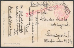 1915 Képeslap Haditengerészeti Postával / Navy Mail Postcard 'K.u.k. KRIEGSMARINE / S.M.S. ... - Other & Unclassified