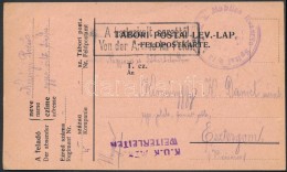 1915 Tábori Posta LevelezÅ‘lap /  Field Postcard 'K. U. K. Mobiles Reserve Spital 6/13' + 'A Hadrakelt... - Other & Unclassified