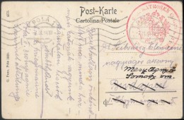 1914 Tábori Képeslap Hajópostával / Field Postcard 'K.u.k. MATROSEN COPRS' + 'POLA 1' - Other & Unclassified